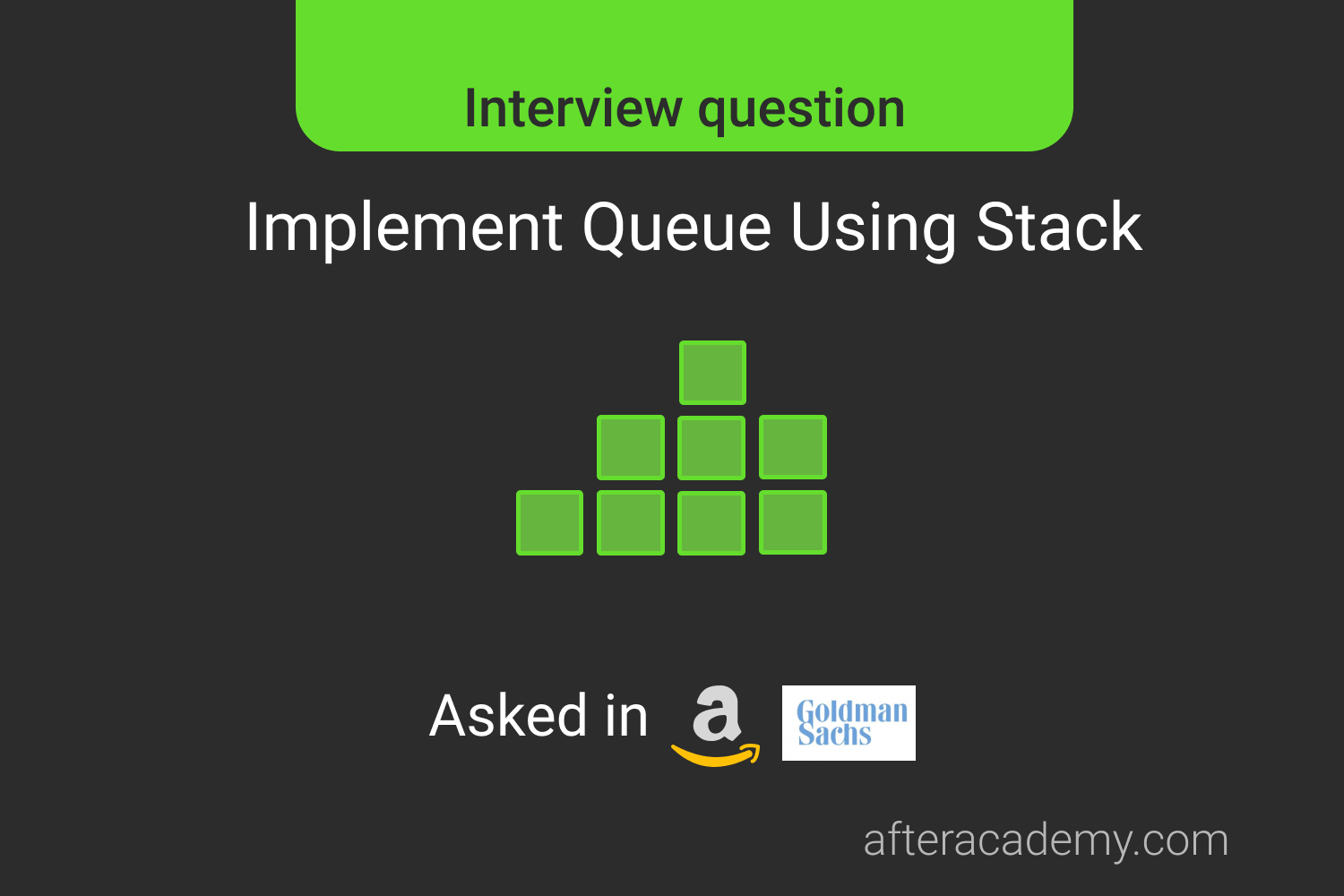 Implement Queue Using Stack-Interview Problem