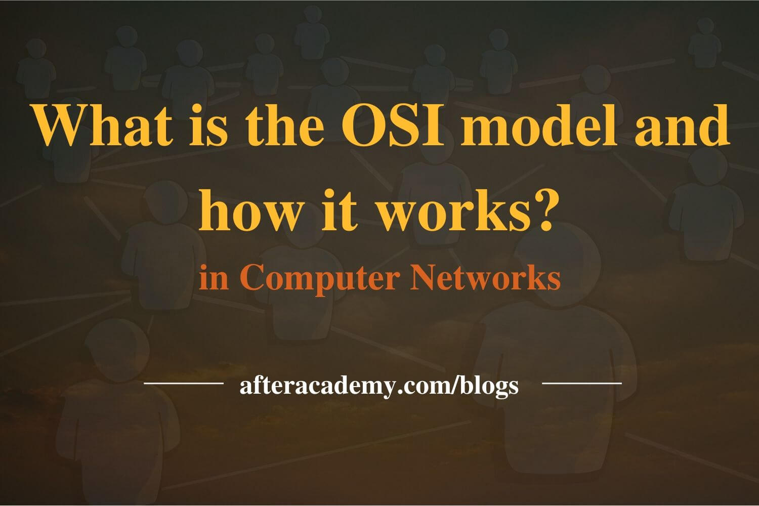 What is the OSI model and how it works?