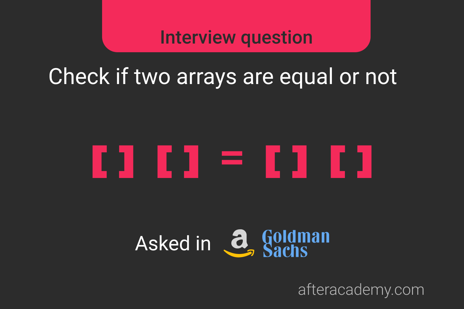 check-if-two-arrays-are-equal-or-not