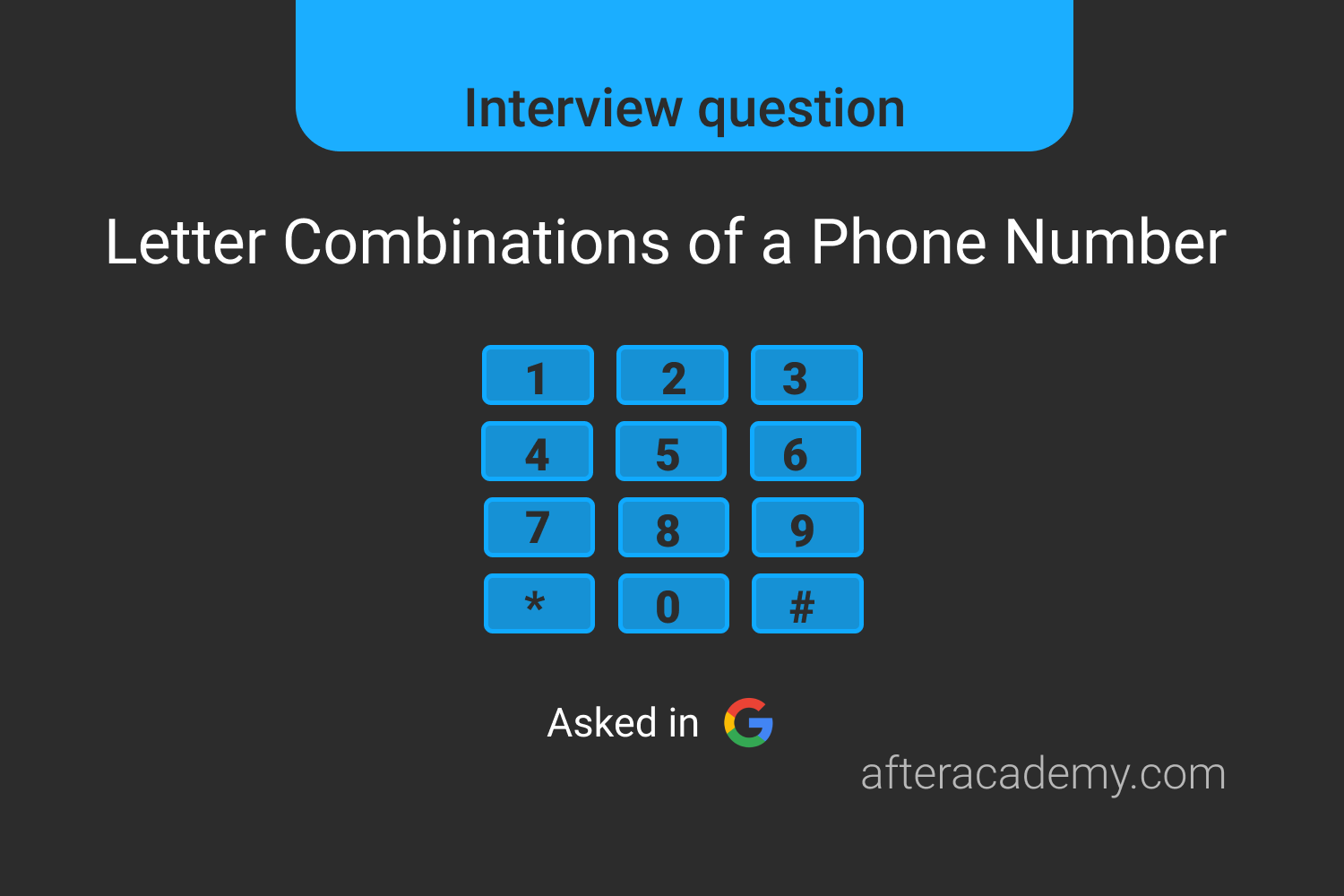 Letter Combinations of a Phone Number