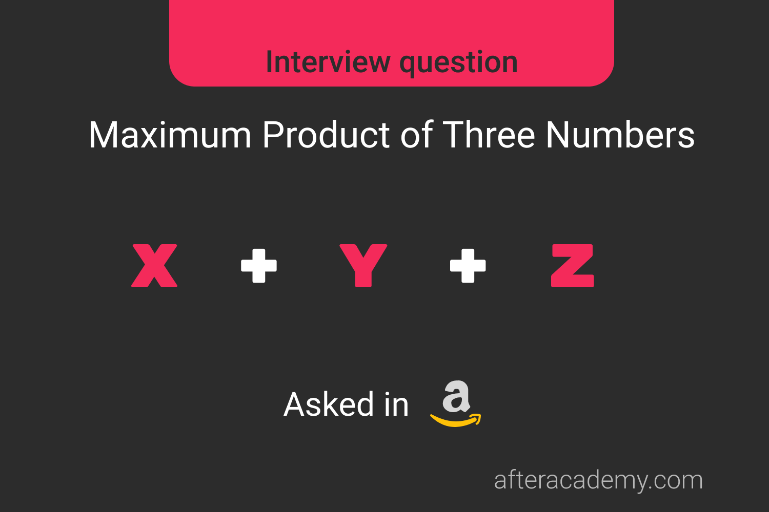 Maximum Product Of Three Numbers