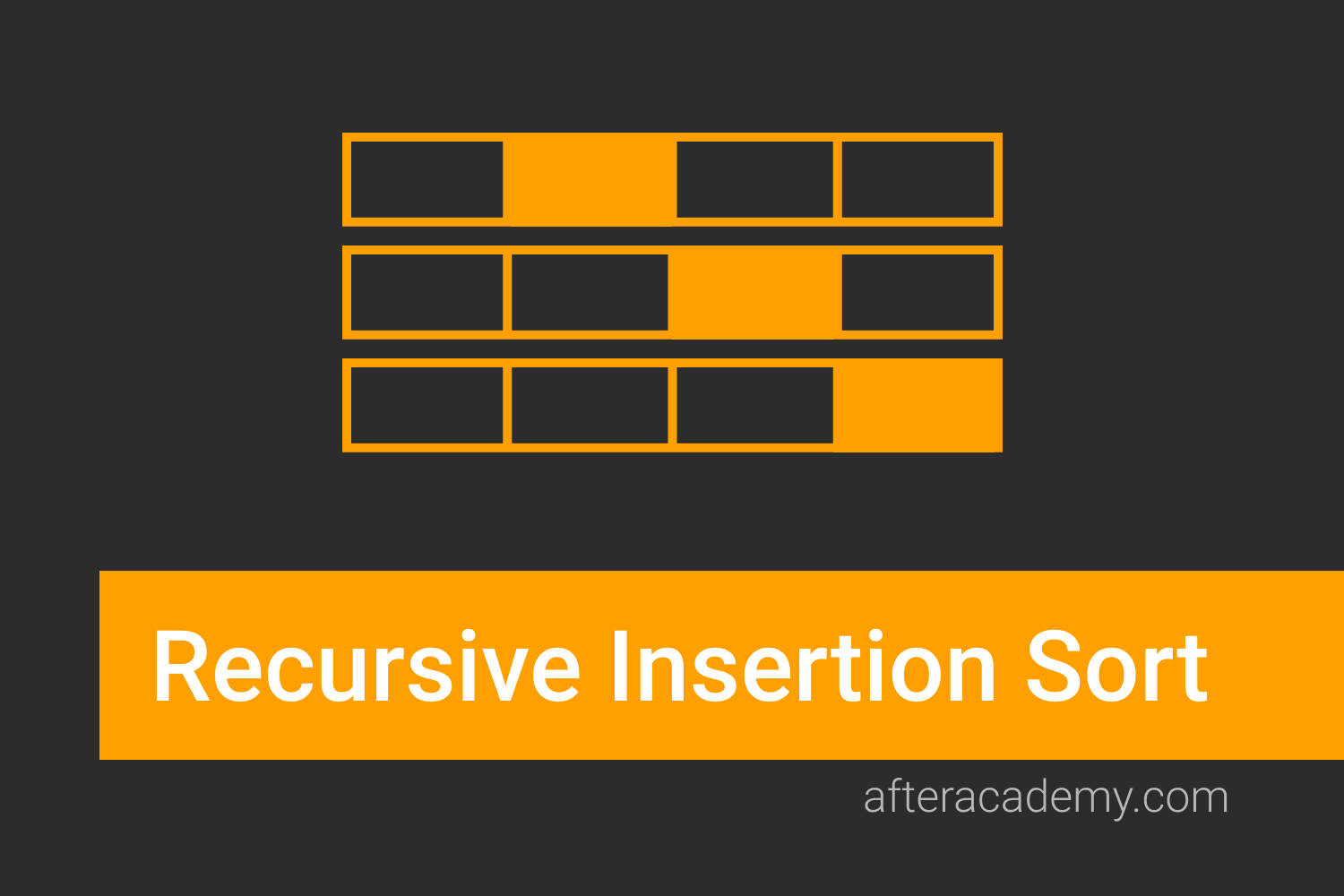 Recursive Insertion Sort