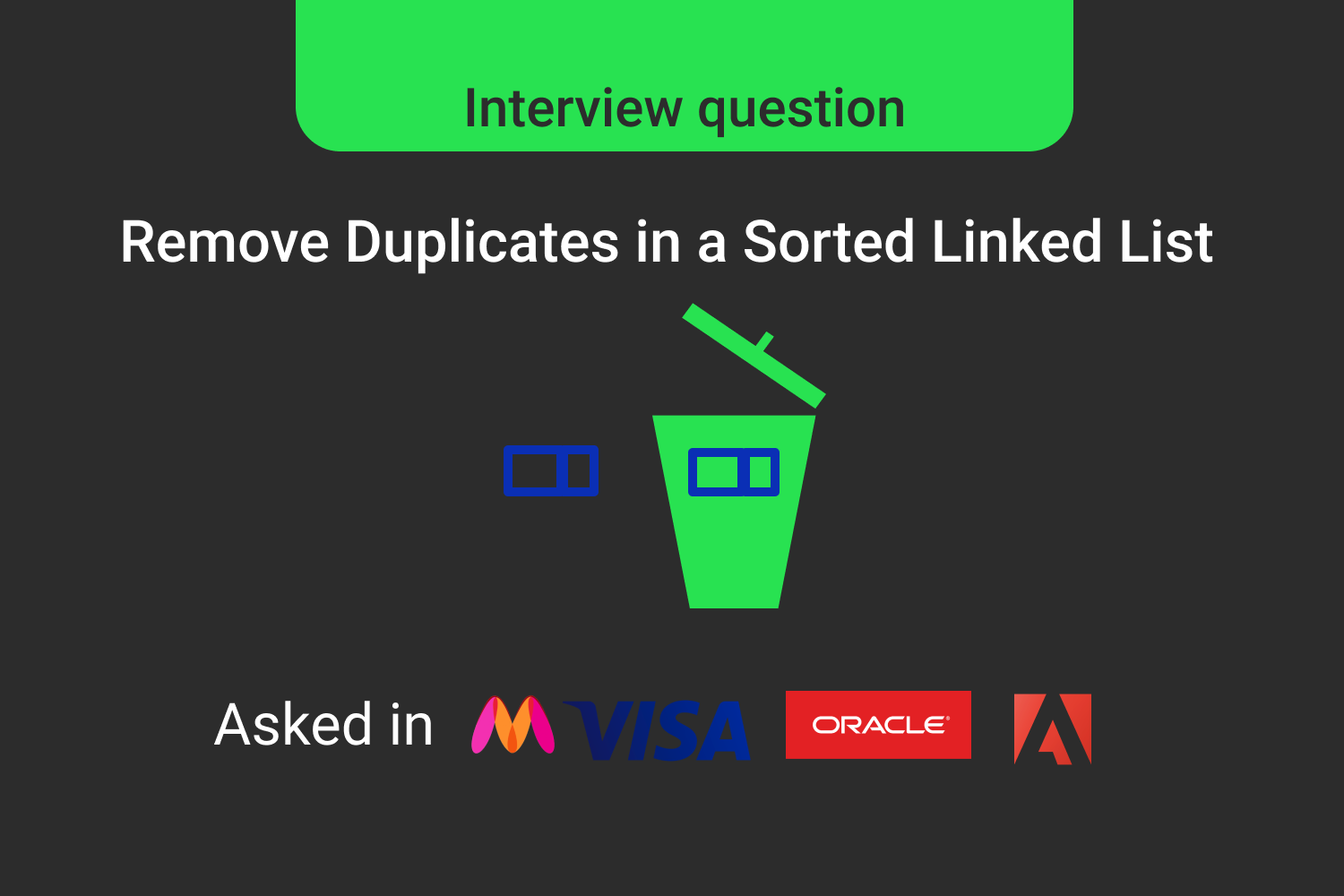 Remove Duplicates From A Sorted Linked List Interview Problem