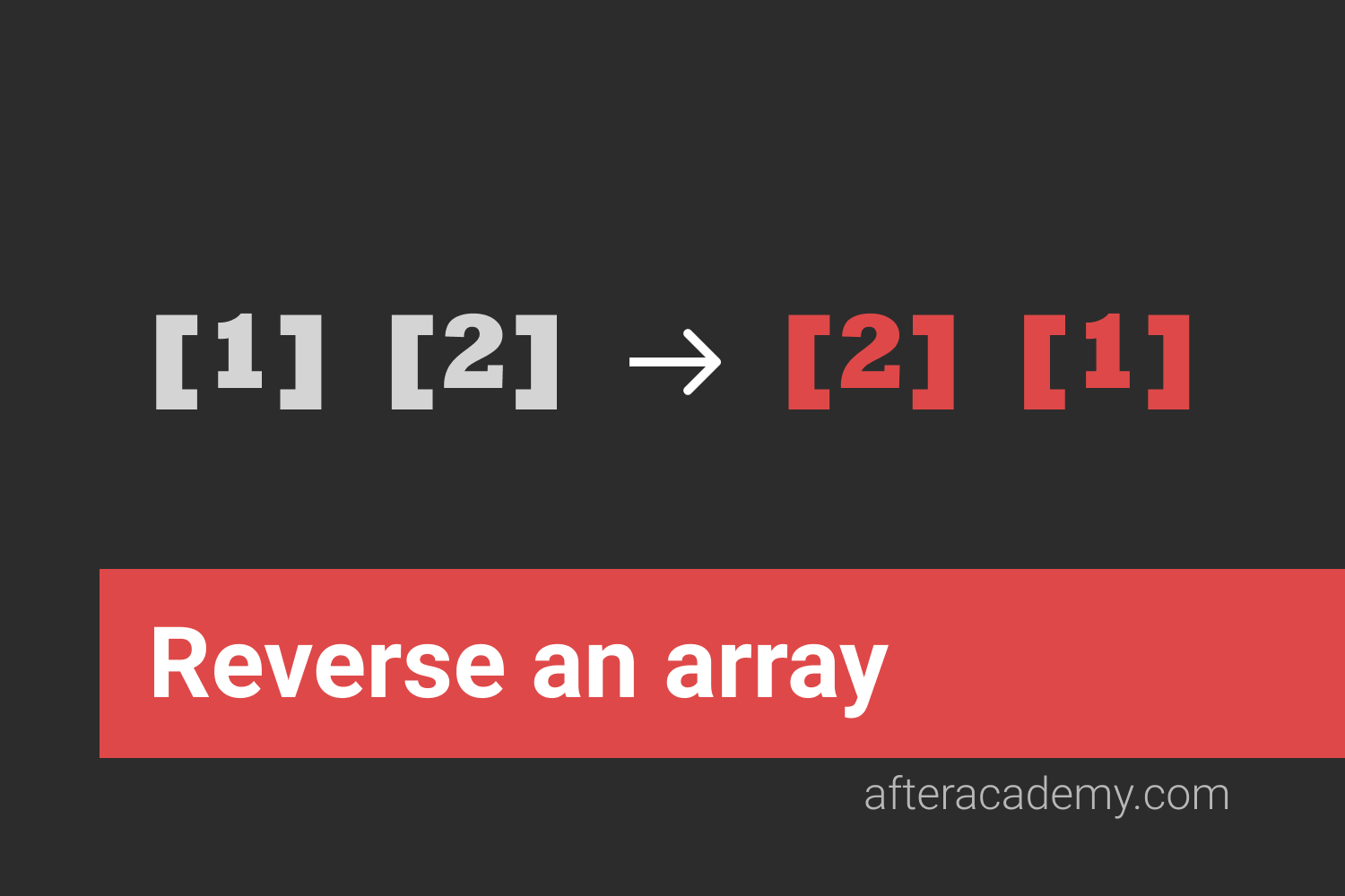 Reverse An Array