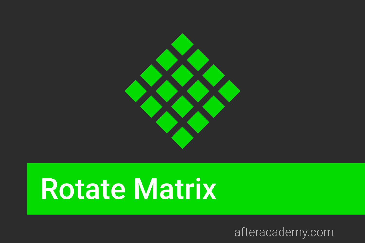 Rotate Matrix