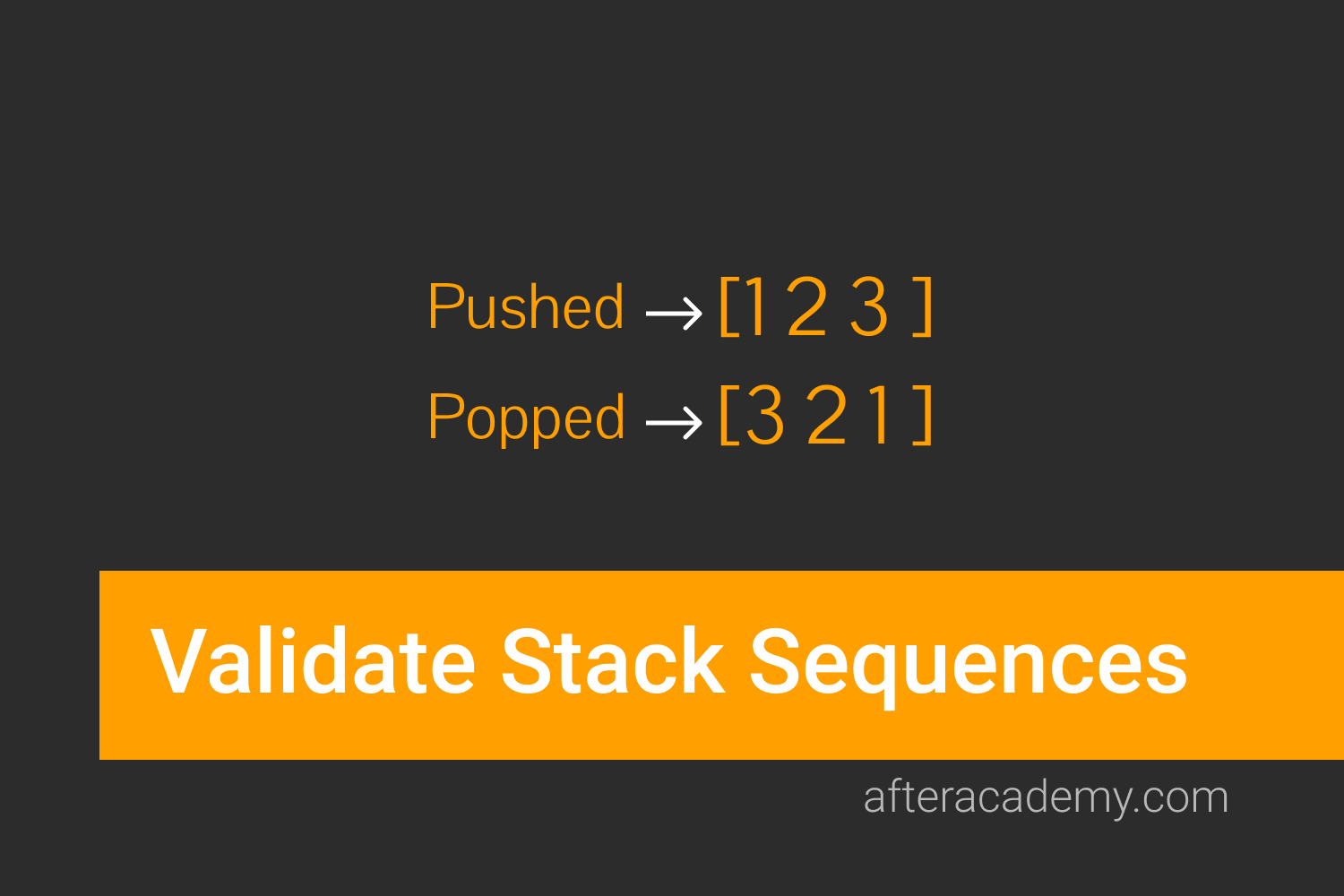 Validate Stack Sequences