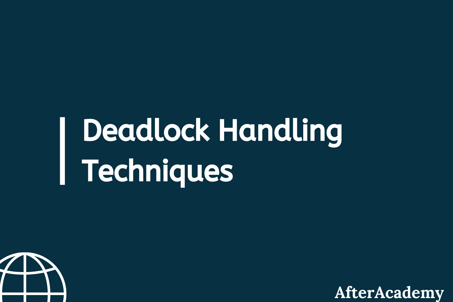 What Are Deadlock Handling Techniques In Operating System 