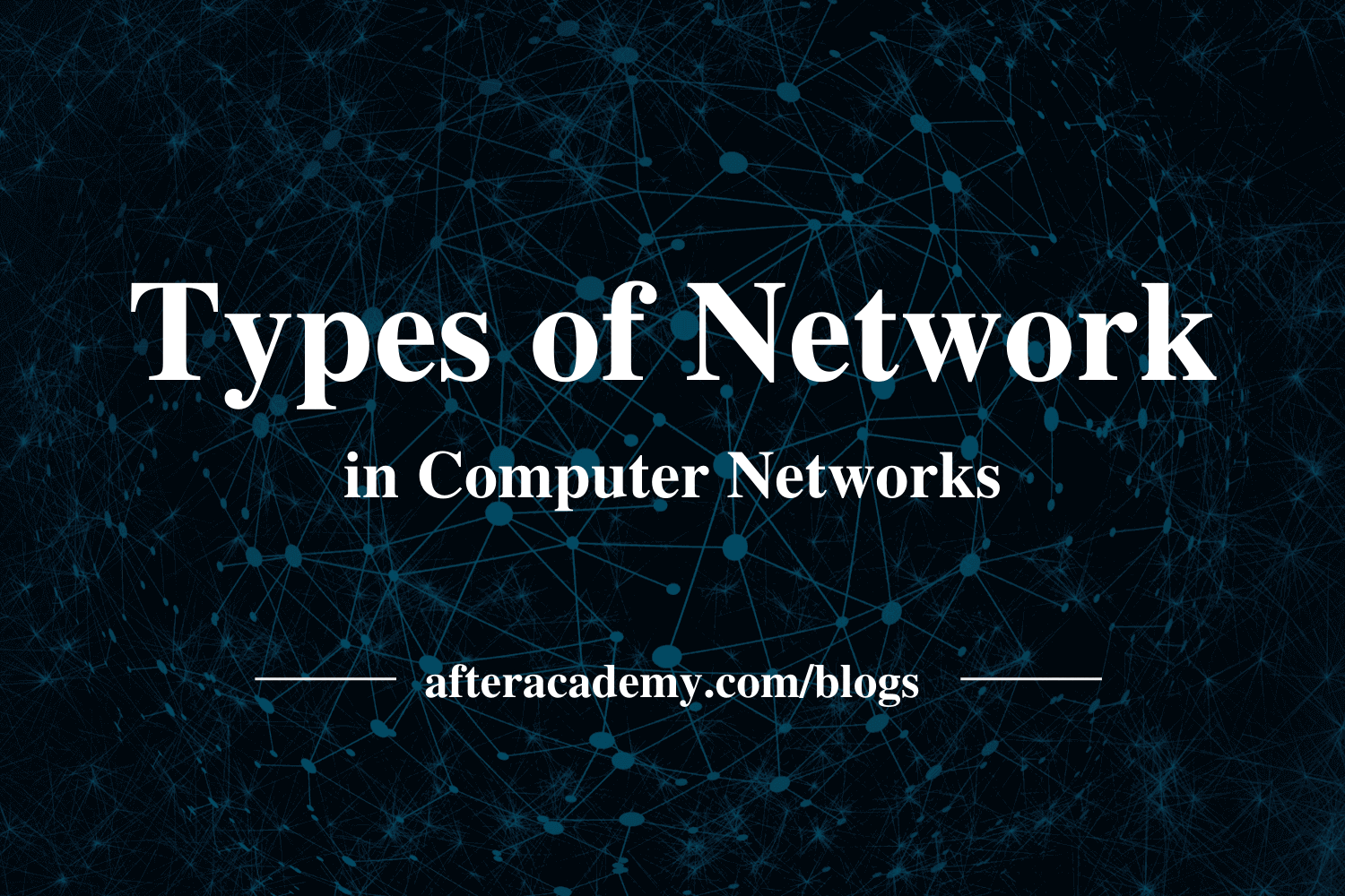 What are the different types of network?