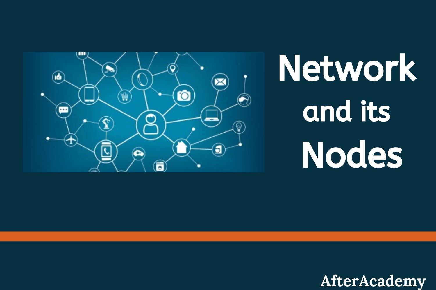 What is a network and what are the nodes present in a network?