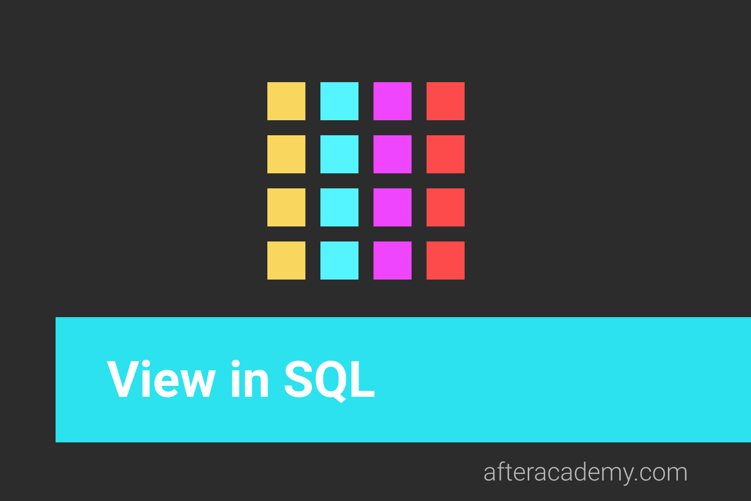 What is View in SQL?